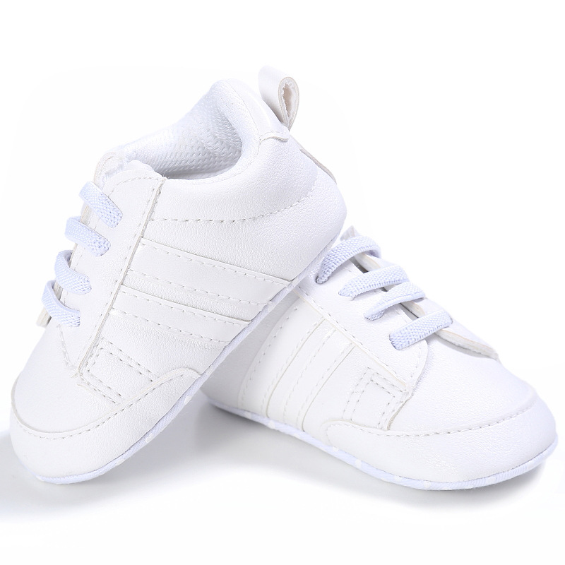 Toddler Baby Girl Shoes 0 to 3 6 9 12 Months Casual Cute Gold White Baby Boy Shoes First Walkers Soft Crib Shoes Infantil