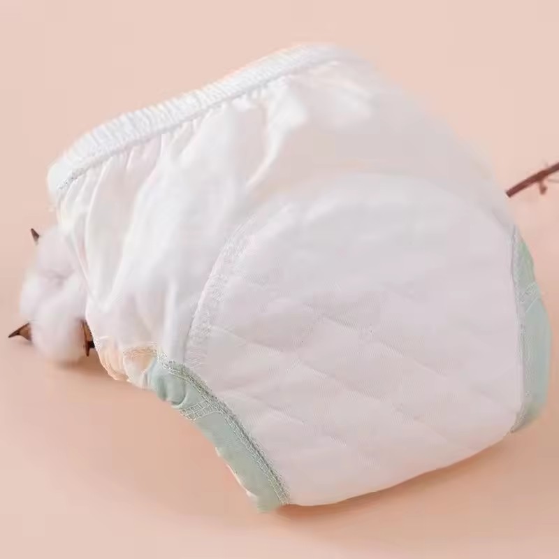 Baby Waterproof Diapers Pee Shorts Underwears Reusable Soft Ecological Cotton Toddler Potty Training Pants For Boys Girls（Note: The link is divided into 4-pack and 2-pack packages）
