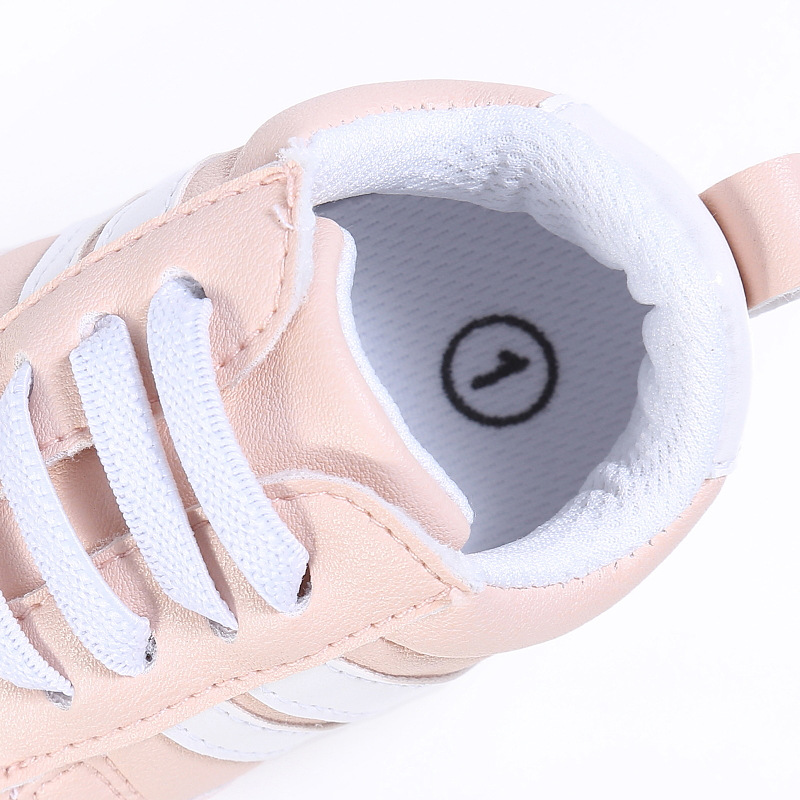 Toddler Baby Girl Shoes 0 to 3 6 9 12 Months Casual Cute Gold White Baby Boy Shoes First Walkers Soft Crib Shoes Infantil