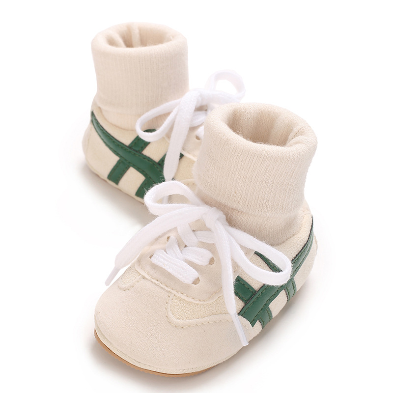 Baby Boys First Walkers 0-18 Months Classic Striped Sneakers Soft Sole Spring Autumn Party Fashion