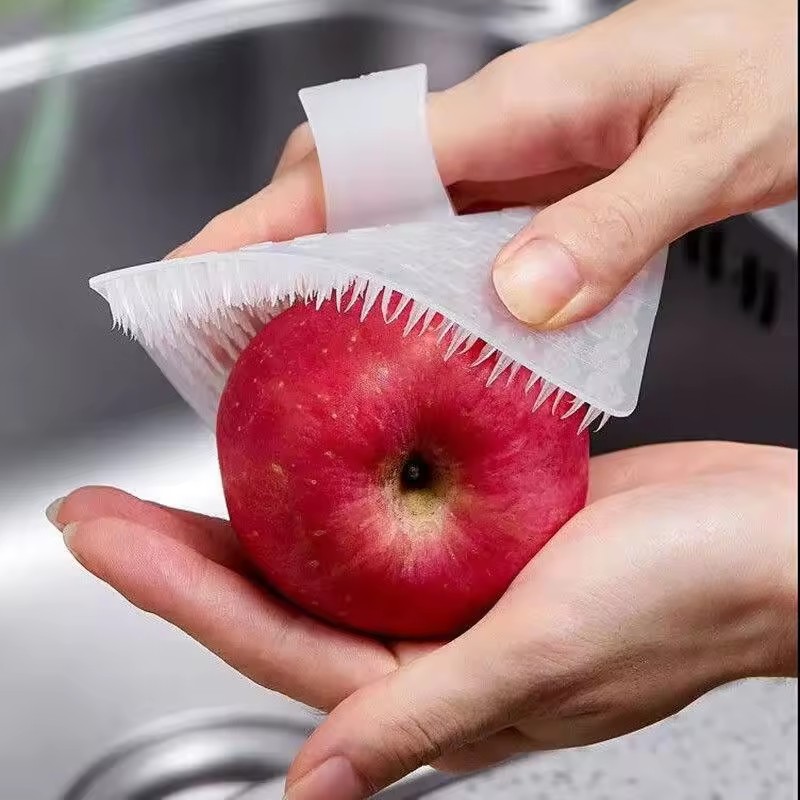 Multifunctional Fruit & Vegetable Cleaning Brush  for Potatoes, Pears, Cucumbers, Even Floor Drain, Kitchen & Home Essential