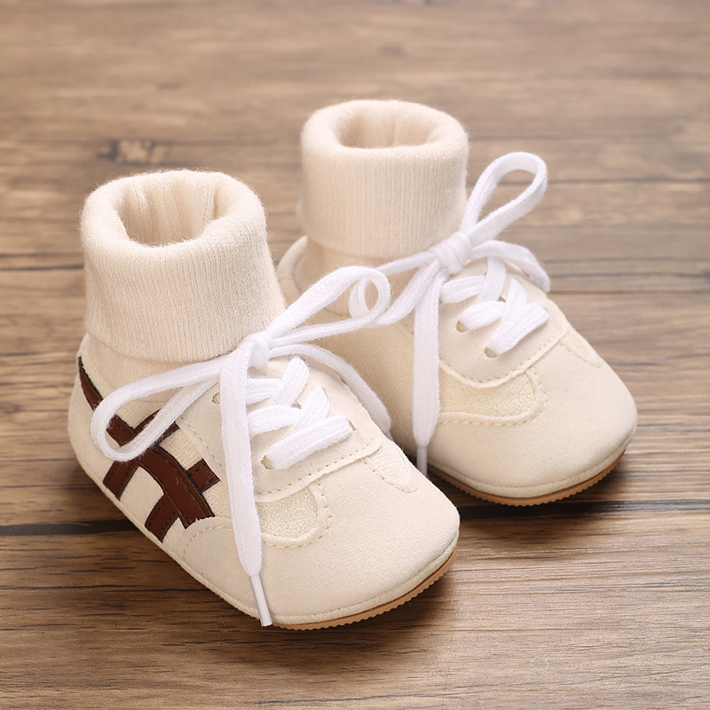Baby Boys First Walkers 0-18 Months Classic Striped Sneakers Soft Sole Spring Autumn Party Fashion