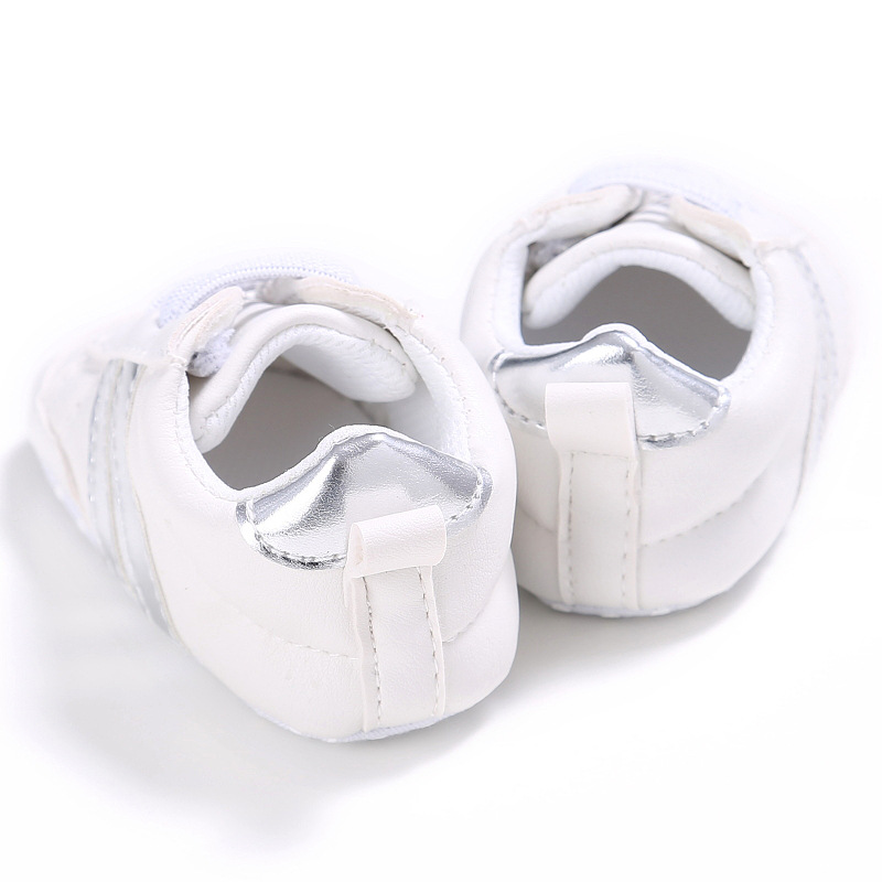 Toddler Baby Girl Shoes 0 to 3 6 9 12 Months Casual Cute Gold White Baby Boy Shoes First Walkers Soft Crib Shoes Infantil