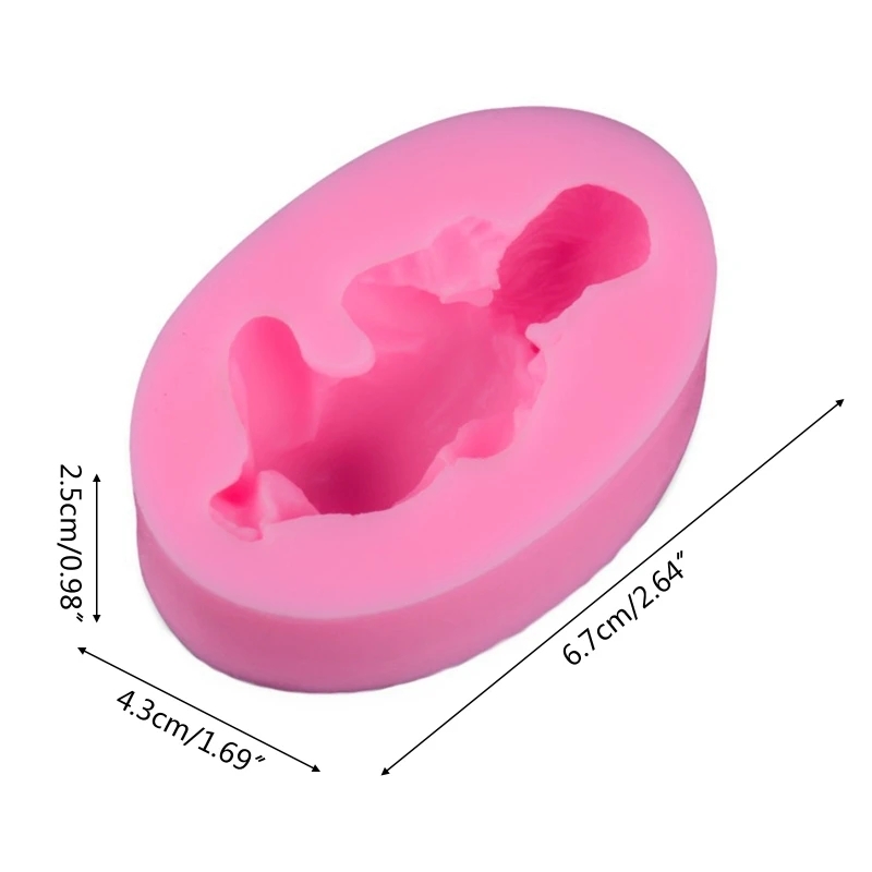 3D Silicone Baby Fondant Mold For Cake Decorating