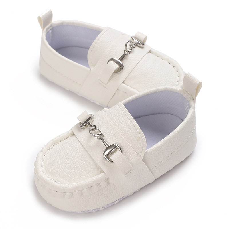 Spring and Autumn Baby Soft Bottom Anti slip Wear resistant Fashion Versatile Indoor and Outdoor Bean Shoes PVC Upper
