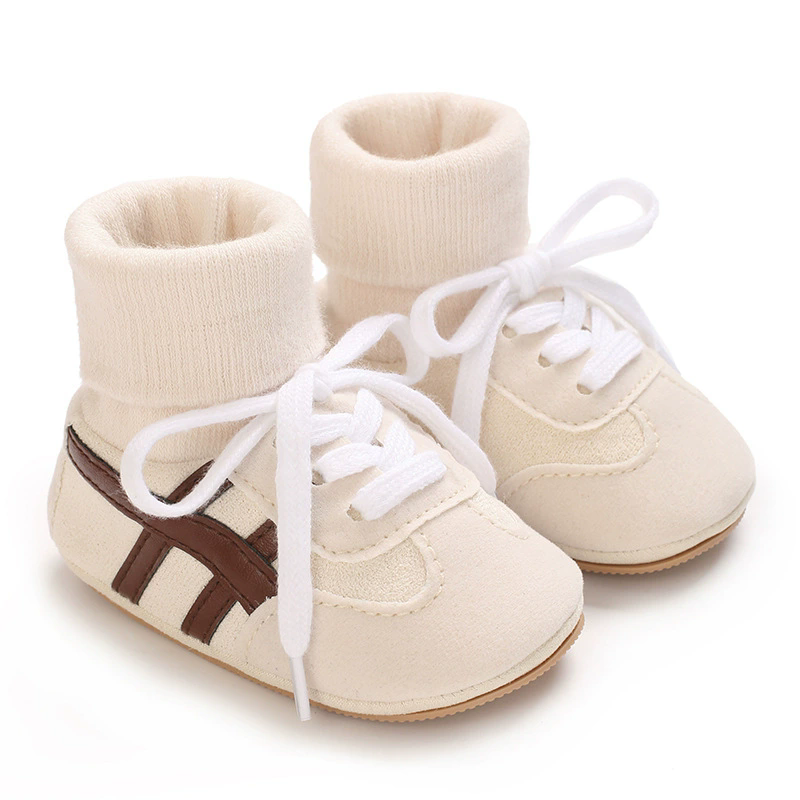 Baby Boys First Walkers 0-18 Months Classic Striped Sneakers Soft Sole Spring Autumn Party Fashion