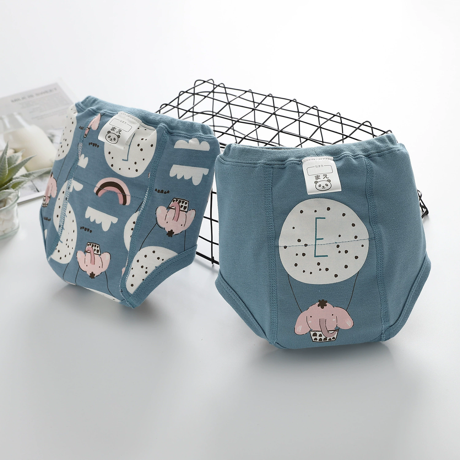 Baby Waterproof Diapers Pee Shorts Underwears Reusable Soft Ecological Cotton Toddler Potty Training Pants For Boys Girls（Note: The link is divided into 4-pack and 2-pack packages）