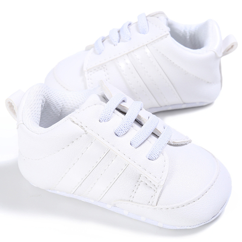 Toddler Baby Girl Shoes 0 to 3 6 9 12 Months Casual Cute Gold White Baby Boy Shoes First Walkers Soft Crib Shoes Infantil
