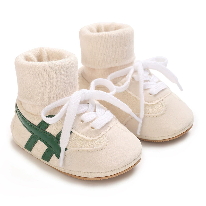 Baby Boys First Walkers 0-18 Months Classic Striped Sneakers Soft Sole Spring Autumn Party Fashion