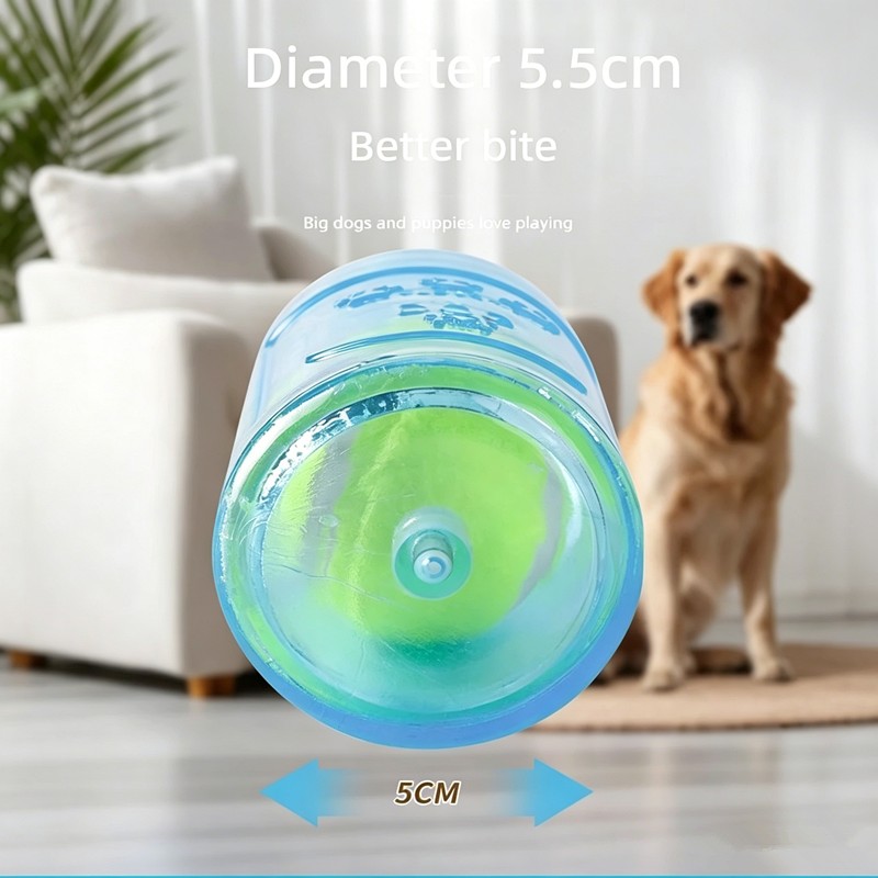 Dog Toy Bottle Sound Chew Ball Pet Toys Interactive Ball For Big Dog Small Dog Pet Training Tennis Bottle Pet Supplies