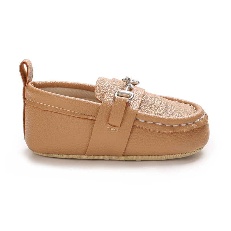 Spring and Autumn Baby Soft Bottom Anti slip Wear resistant Fashion Versatile Indoor and Outdoor Bean Shoes PVC Upper