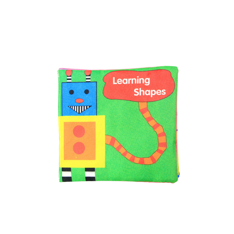 Baby Cloth Book Toy Teether Infant Learning Education Animal Rattle Mobile Toys for Newborn Livros Infantis Mordedores Para Bebe F4--18