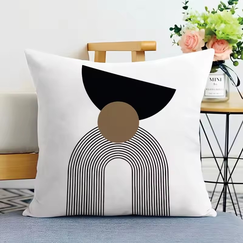 1PC   Creative Abstract Line Pattern Cushion Cover Home Decor Pillowcase Sofa Decoration