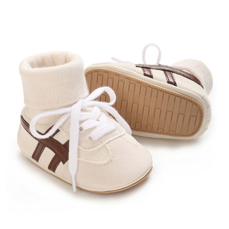 Baby Boys First Walkers 0-18 Months Classic Striped Sneakers Soft Sole Spring Autumn Party Fashion