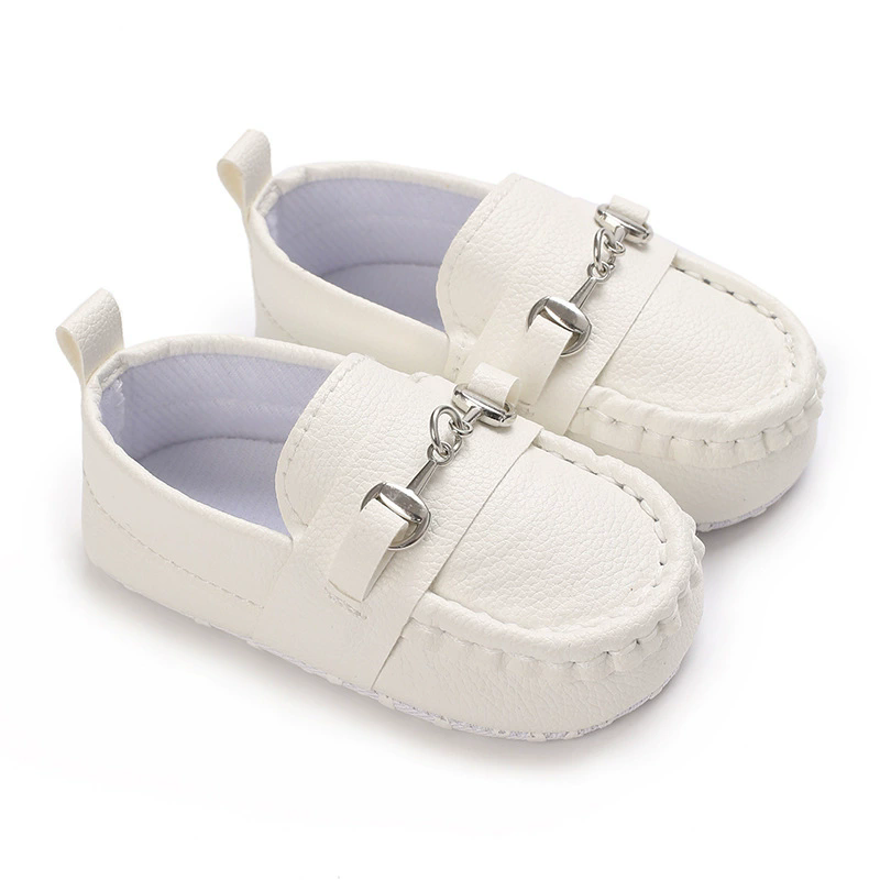 Spring and Autumn Baby Soft Bottom Anti slip Wear resistant Fashion Versatile Indoor and Outdoor Bean Shoes PVC Upper