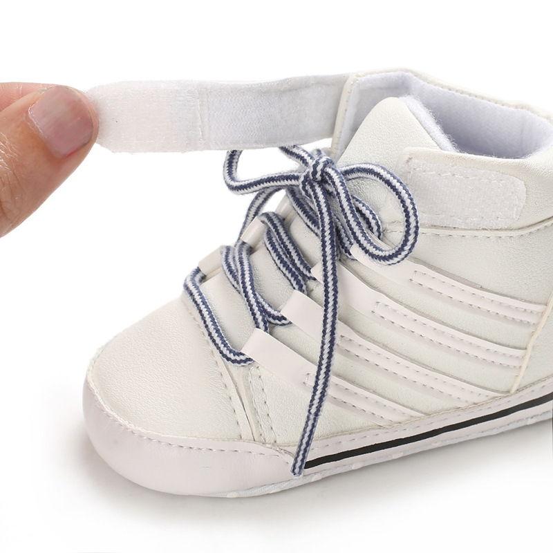 New 0-18M Baby Shoes Boy Newborn Infant Toddler Casual Comfor Cotton Sole Anti-slip PU Leather First Walkers Crawl Crib Shoes