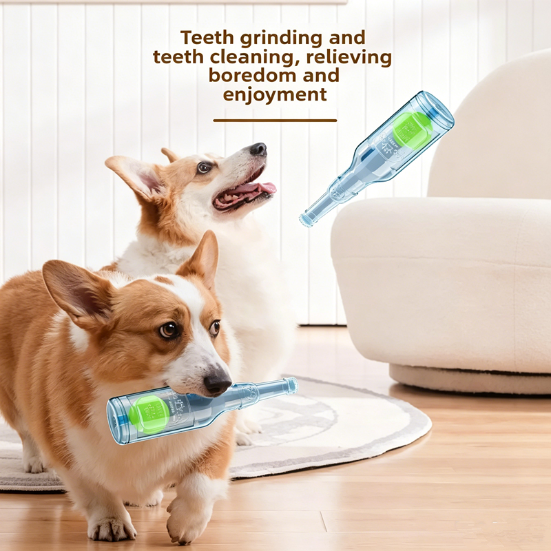 Dog Toy Bottle Sound Chew Ball Pet Toys Interactive Ball For Big Dog Small Dog Pet Training Tennis Bottle Pet Supplies