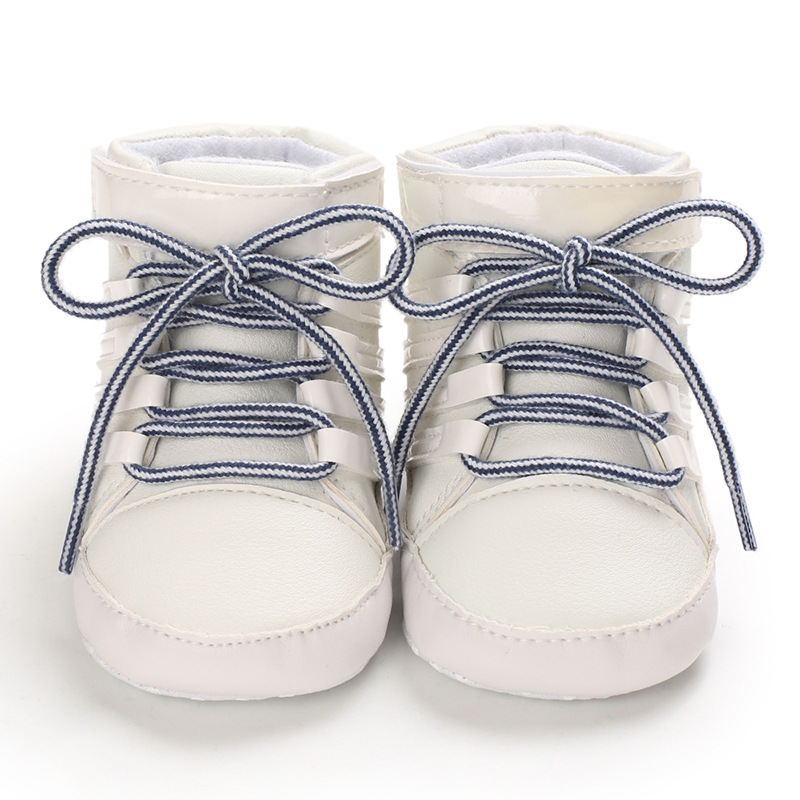 New 0-18M Baby Shoes Boy Newborn Infant Toddler Casual Comfor Cotton Sole Anti-slip PU Leather First Walkers Crawl Crib Shoes