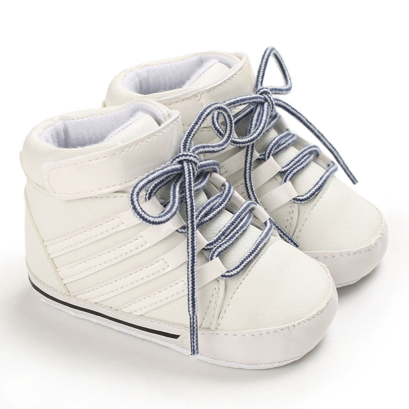 New 0-18M Baby Shoes Boy Newborn Infant Toddler Casual Comfor Cotton Sole Anti-slip PU Leather First Walkers Crawl Crib Shoes