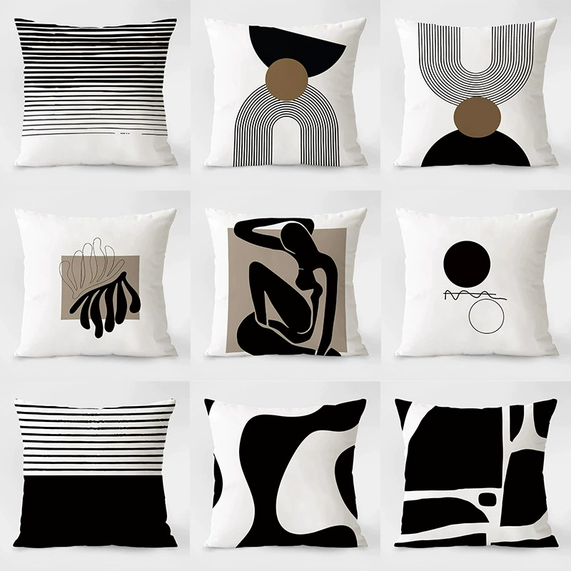 1PC   Creative Abstract Line Pattern Cushion Cover Home Decor Pillowcase Sofa Decoration