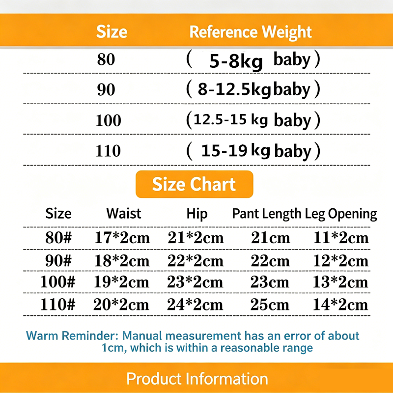 Baby Waterproof Diapers Pee Shorts Underwears Reusable Soft Ecological Cotton Toddler Potty Training Pants For Boys Girls（Note: The link is divided into 4-pack and 2-pack packages）