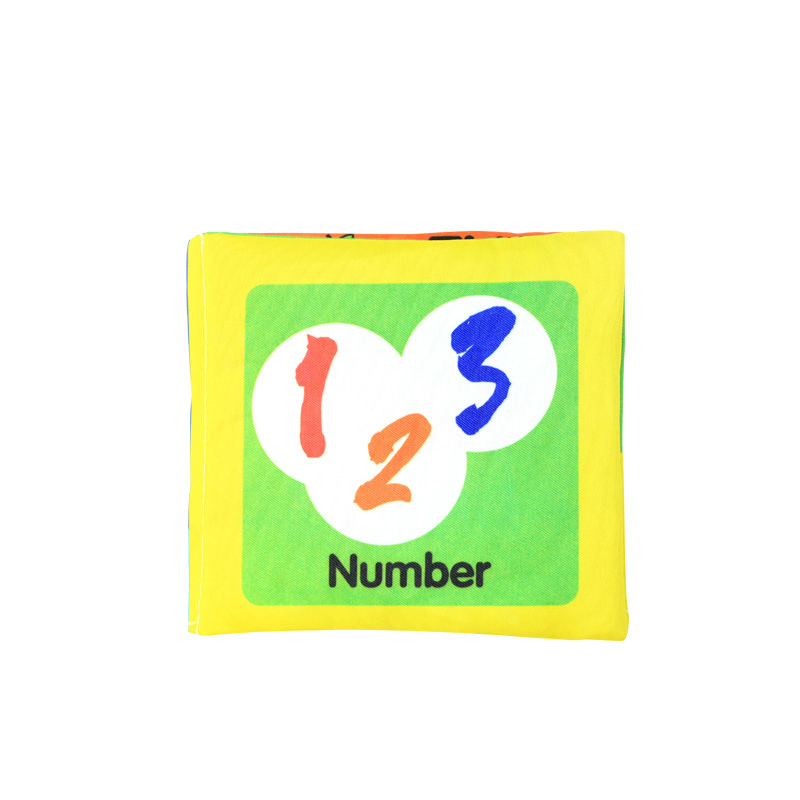 Baby Cloth Book Toy Teether Infant Learning Education Animal Rattle Mobile Toys for Newborn Livros Infantis Mordedores Para Bebe F4--18