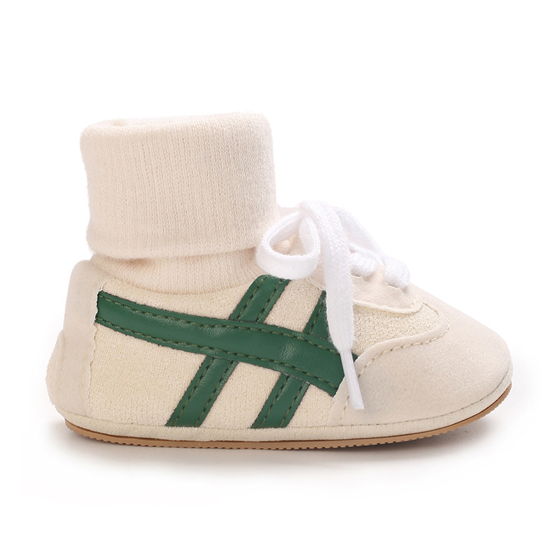 Baby Boys First Walkers 0-18 Months Classic Striped Sneakers Soft Sole Spring Autumn Party Fashion