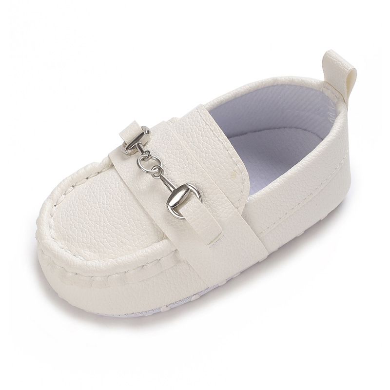 Spring and Autumn Baby Soft Bottom Anti slip Wear resistant Fashion Versatile Indoor and Outdoor Bean Shoes PVC Upper