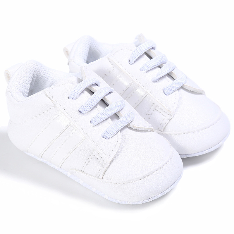 Toddler Baby Girl Shoes 0 to 3 6 9 12 Months Casual Cute Gold White Baby Boy Shoes First Walkers Soft Crib Shoes Infantil