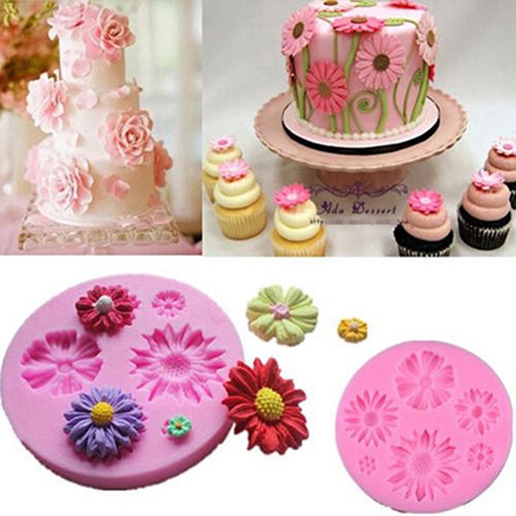 3D Silicone Baby Fondant Mold For Cake Decorating