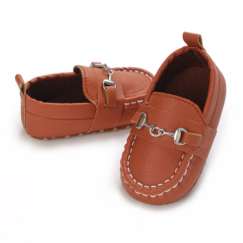 Spring and Autumn Baby Soft Bottom Anti slip Wear resistant Fashion Versatile Indoor and Outdoor Bean Shoes PVC Upper
