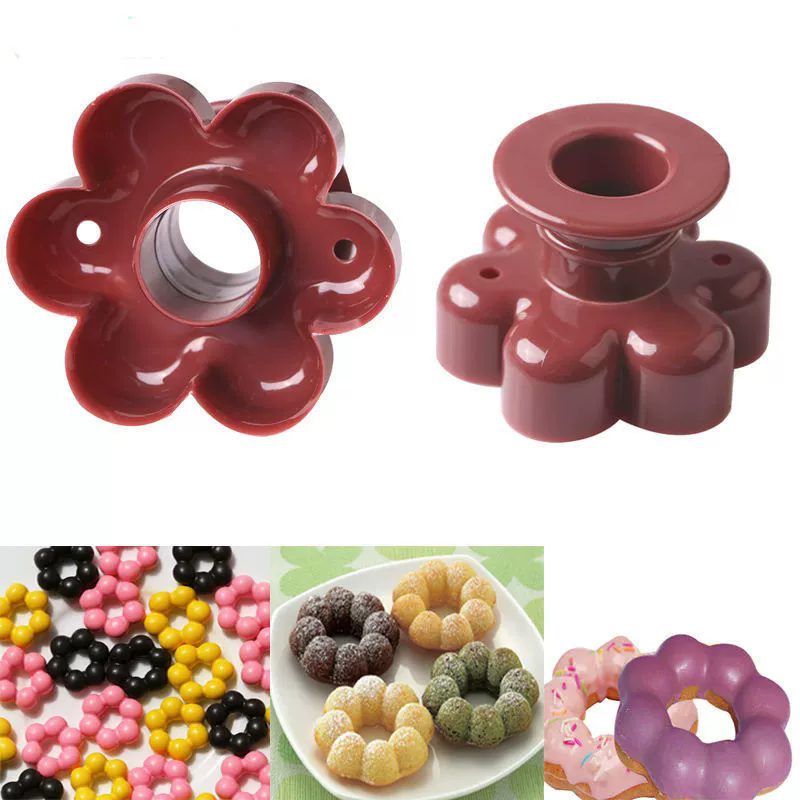 3 pcs processed doughnut cookie mold bread mold baking cake mold DIY tool round cookie mold