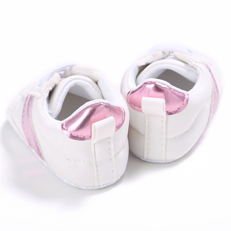 Toddler Baby Girl Shoes 0 to 3 6 9 12 Months Casual Cute Gold White Baby Boy Shoes First Walkers Soft Crib Shoes Infantil