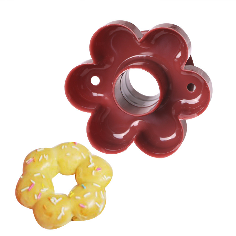 3 pcs processed doughnut cookie mold bread mold baking cake mold DIY tool round cookie mold