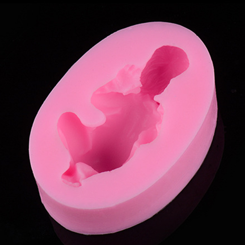 3D Silicone Baby Fondant Mold For Cake Decorating