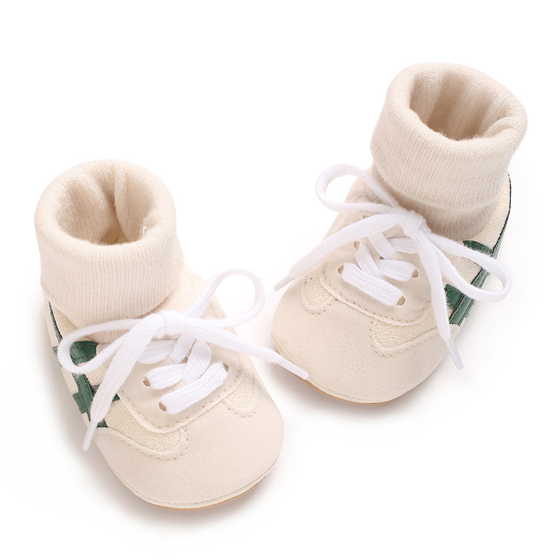 Baby Boys First Walkers 0-18 Months Classic Striped Sneakers Soft Sole Spring Autumn Party Fashion