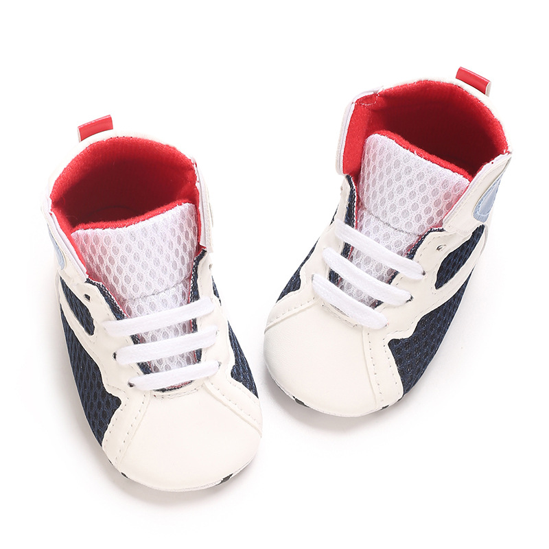 0-18M Newborn Baby Canvas Shoes Anti-slip Soft Baby Boy Girl Sneakers Casual Multi-Color Toddler First Walkers Crib Shoes