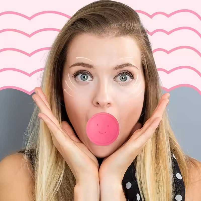 1PC Silicone V-Shape Jaw Exerciser Face Mouth Trainer for Double Chin Skin Tightening Slimmer Face And Improved Breathing