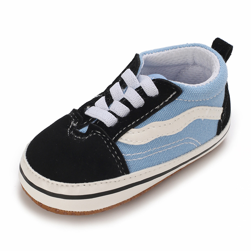 Cotton Canvas Sneakers Men's Women's First Walkers Baby Anti-Slip Soft Sole Classic Newborn Shoes 0-18 Months