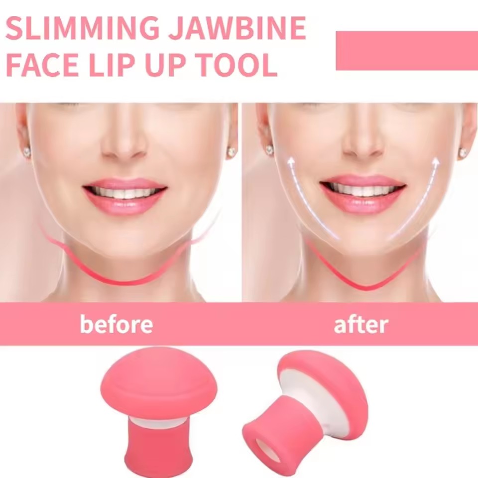 1PC Silicone V-Shape Jaw Exerciser Face Mouth Trainer for Double Chin Skin Tightening Slimmer Face And Improved Breathing