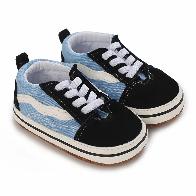 Cotton Canvas Sneakers Men's Women's First Walkers Baby Anti-Slip Soft Sole Classic Newborn Shoes 0-18 Months