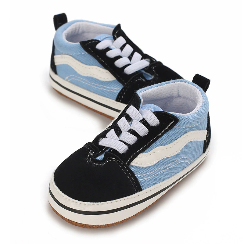 Cotton Canvas Sneakers Men's Women's First Walkers Baby Anti-Slip Soft Sole Classic Newborn Shoes 0-18 Months
