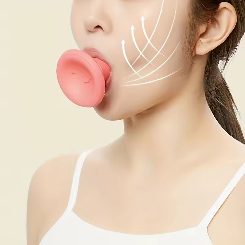 1PC Silicone V-Shape Jaw Exerciser Face Mouth Trainer for Double Chin Skin Tightening Slimmer Face And Improved Breathing