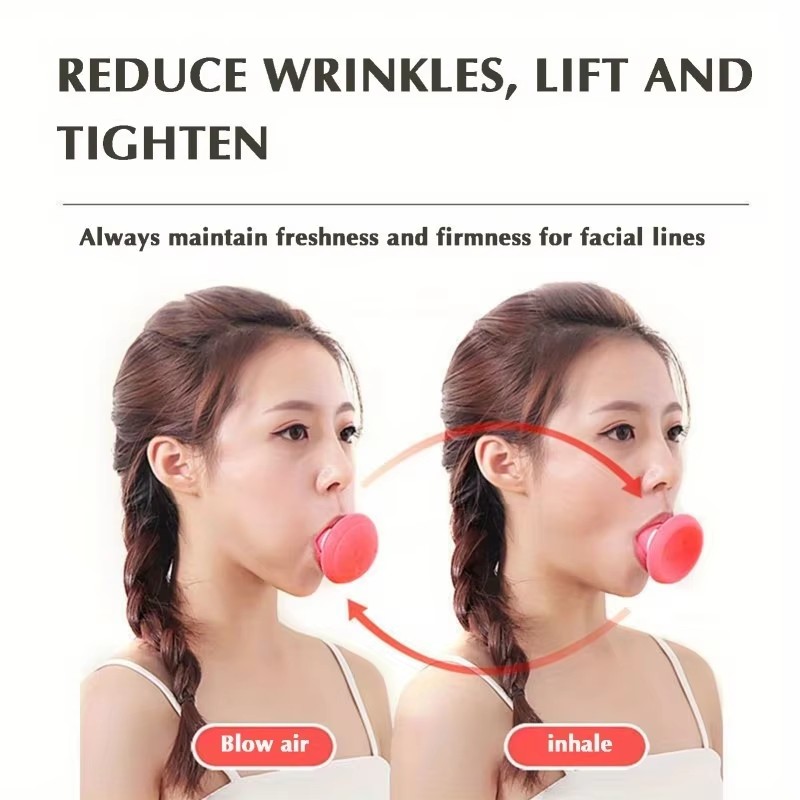 1PC Silicone V-Shape Jaw Exerciser Face Mouth Trainer for Double Chin Skin Tightening Slimmer Face And Improved Breathing