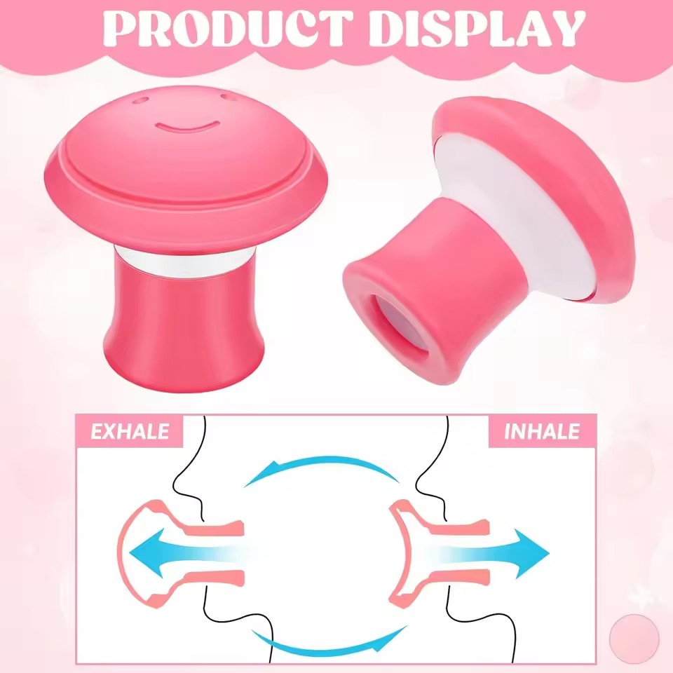 1PC Silicone V-Shape Jaw Exerciser Face Mouth Trainer for Double Chin Skin Tightening Slimmer Face And Improved Breathing
