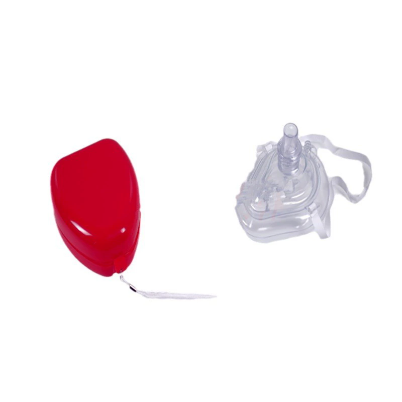 1Pc Artificial Respiration One-Way Breathing Valve Mask First Aid CPR Training Breathing Mask Protect Rescuers Mask Accessories
