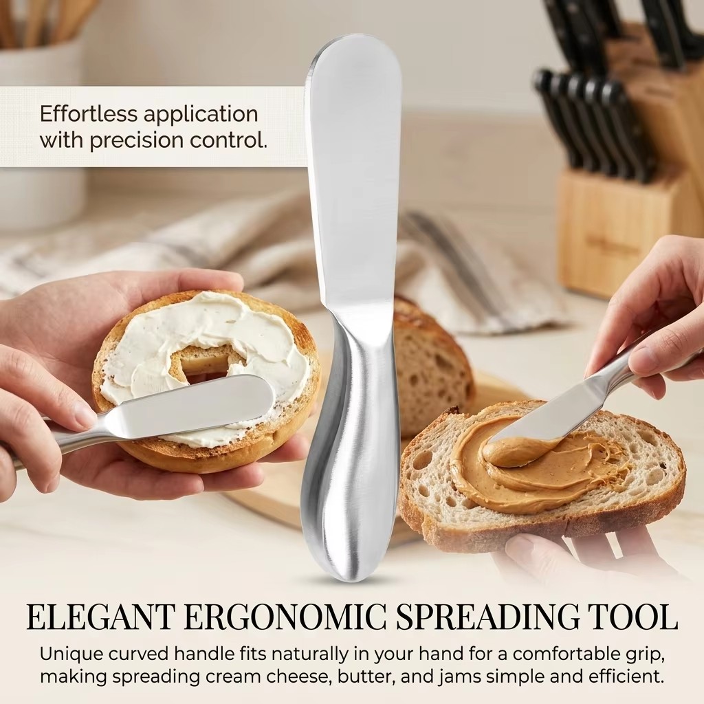 Stainless Steel Butter Cutter Cheese Jam Spreaders Cream Cutter Utensil Multifunction Butter Bread Knife For Kitchen Gadget