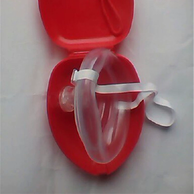 1Pc Artificial Respiration One-Way Breathing Valve Mask First Aid CPR Training Breathing Mask Protect Rescuers Mask Accessories