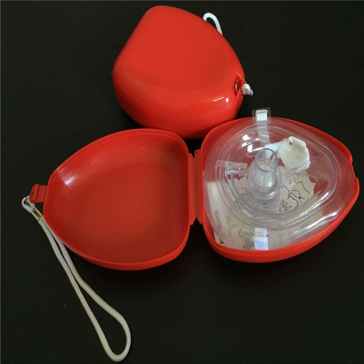 1Pc Artificial Respiration One-Way Breathing Valve Mask First Aid CPR Training Breathing Mask Protect Rescuers Mask Accessories