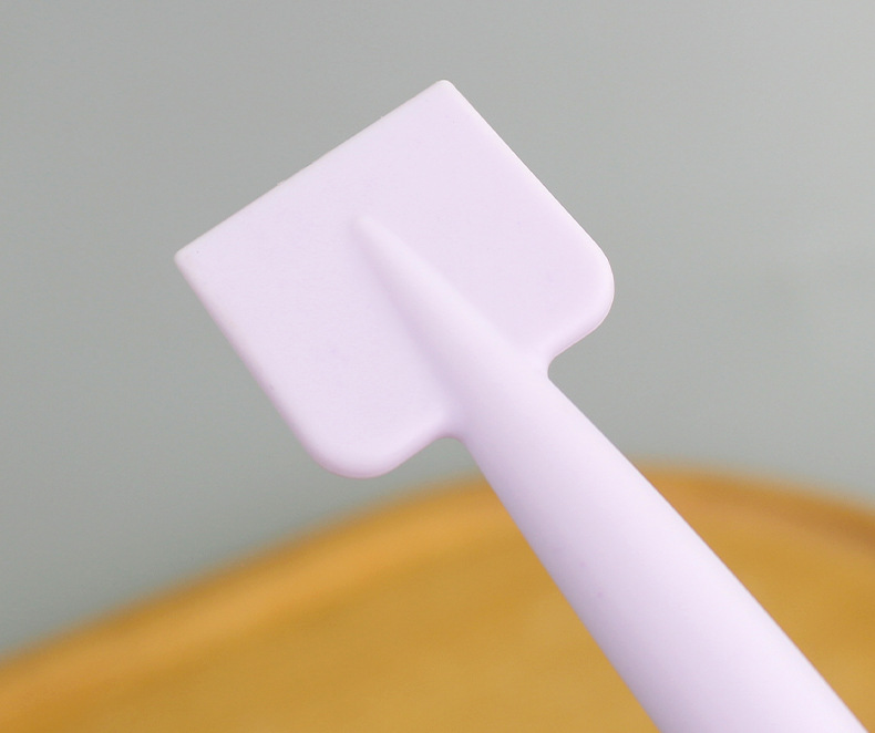 Double head silicone facial mask facial cleaning brush TPR soft gel head facial cleaning massage brush